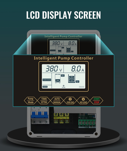Painel de controle da bomba de &aacute;gua de irriga&ccedil;&atilde;o monof&aacute;sica 3kw AC220 V
